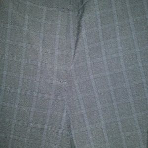 Navy with light blue checkered dress pants